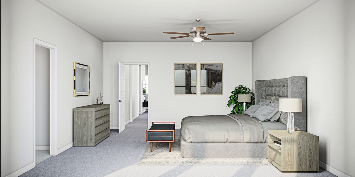 Furnished interior view inside a new home in Park Central, Georgetown (Image 11).