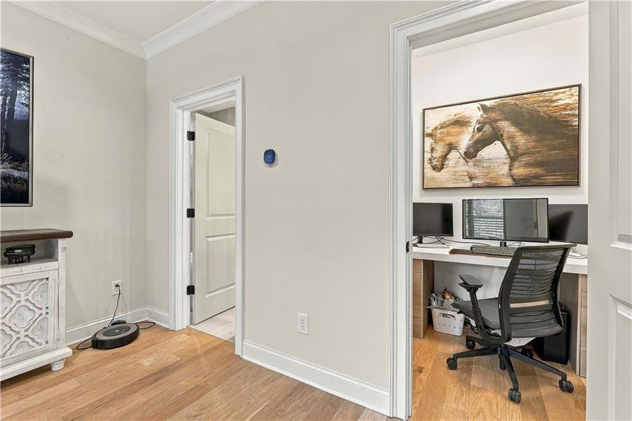 Furnished interior view inside a new home in , Newnan (Image 58).