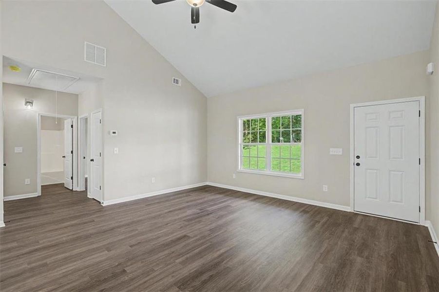 Spacious, unfurnished interior of a new home in , Temple (Image 23). Spacious, unfurnished interior of a new home in , Temple (Image 23).