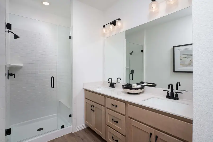 Representative furnished interior of a home built from the Wyatt by Ashton Woods in Collin Creek, Plano (Image 9).