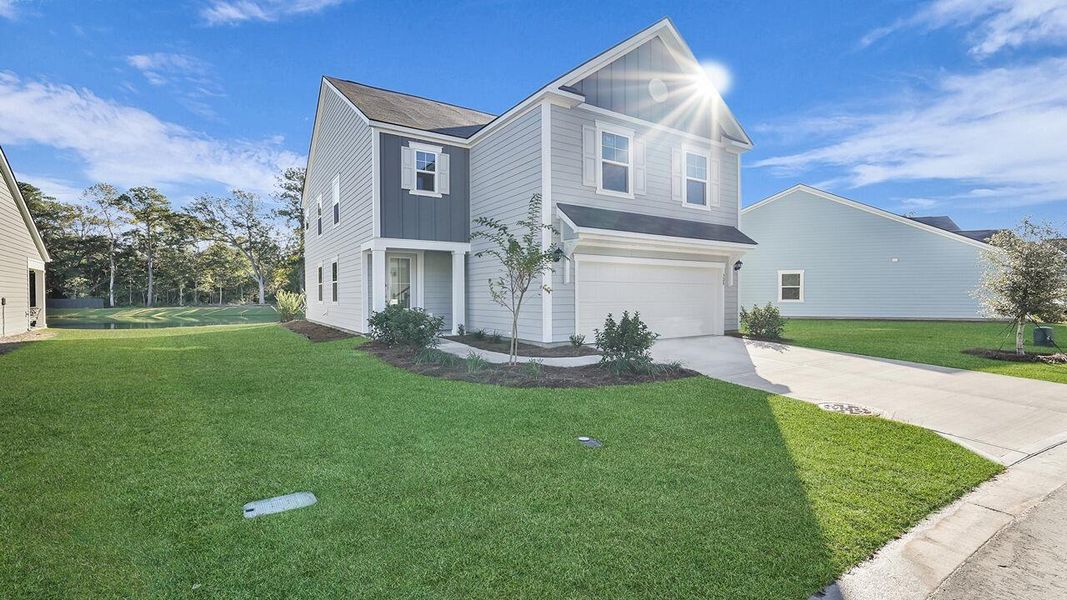 Exterior details and patio area of a home in Founders Corner, Summerville (Image 16).