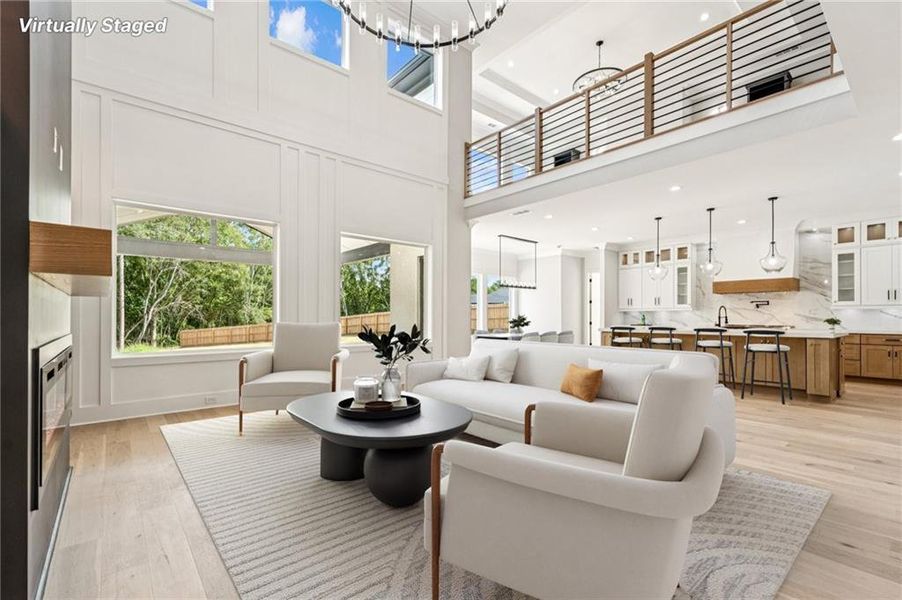 Furnished interior view inside a new home in , Hoschton (Image 12). Furnished interior view inside a new home in , Hoschton (Image 12).