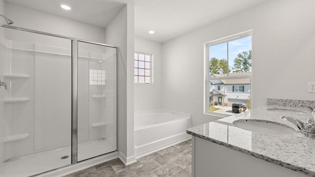 Furnished interior view inside a new home in Parkside at Carter Grove, Cartersville (Image 10). Furnished interior view inside a new home in Parkside at Carter Grove, Cartersville (Image 10).