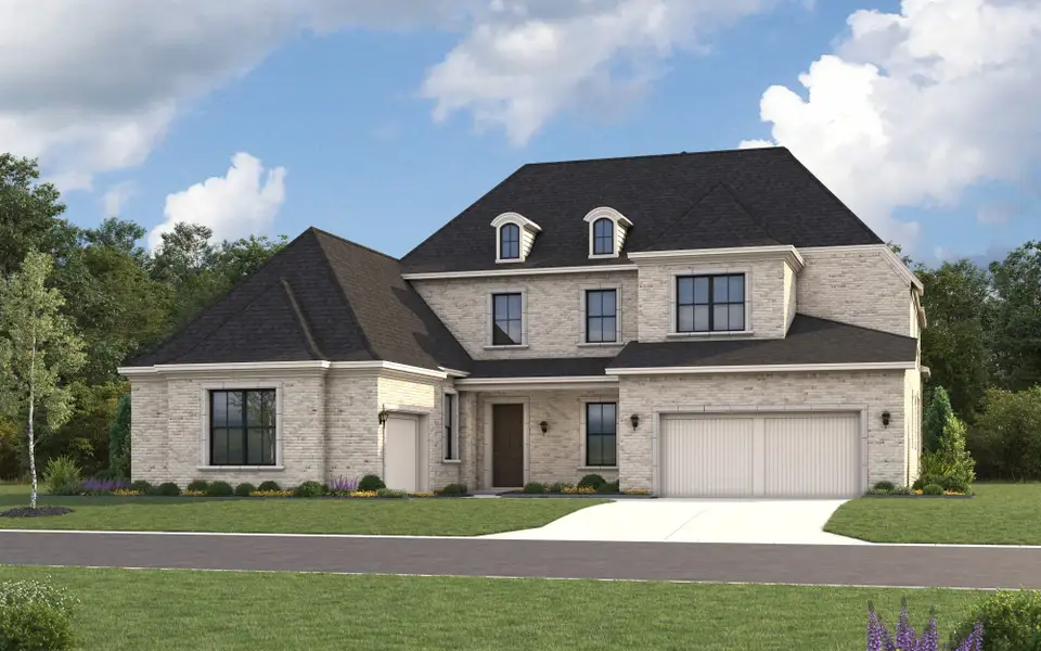 Representative exterior photo of a completed home built from the 6042 by Tradition Homes in The Parks at Wilson Creek, Celina, TX (Image 3).