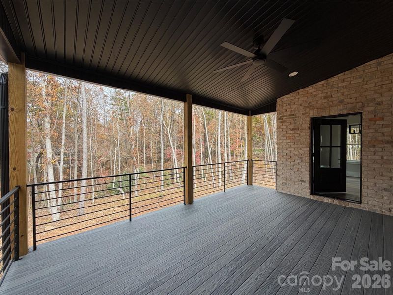 Exterior details and patio area of a home in , Lincolnton (Image 29).