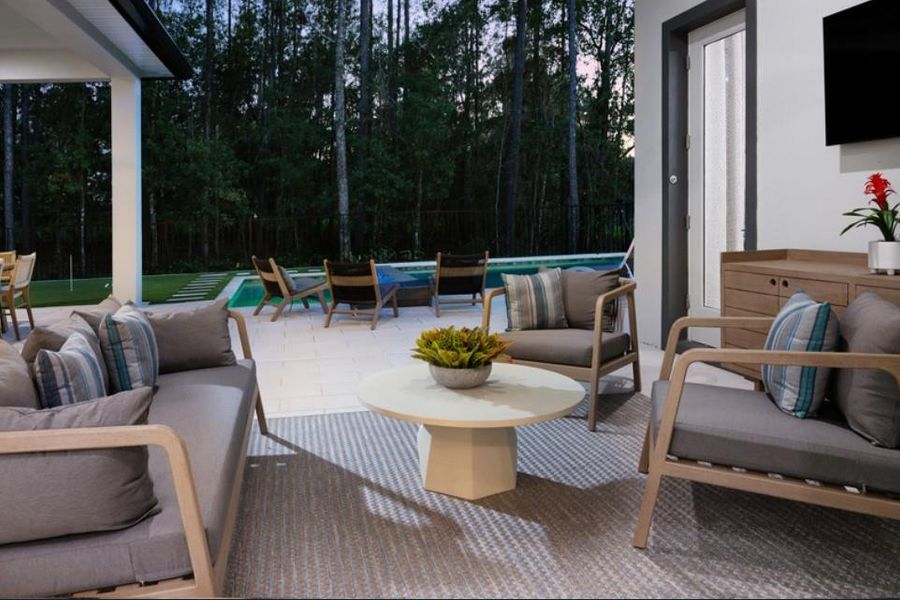 Exterior details and patio area of a home in , Dahlonega (Image 3). Exterior details and patio area of a home in , Dahlonega (Image 3).