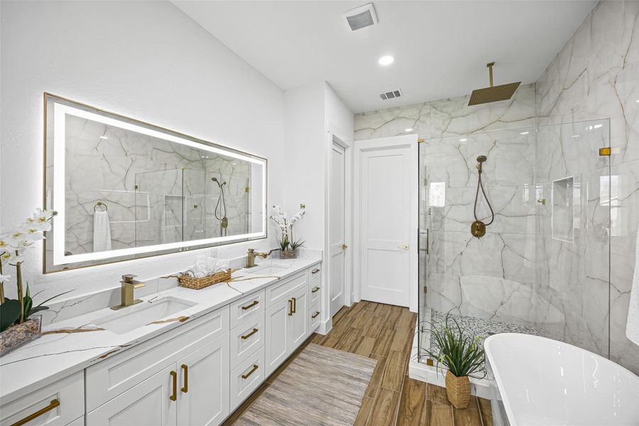 Furnished interior view inside a new home in , Dayton (Image 10).