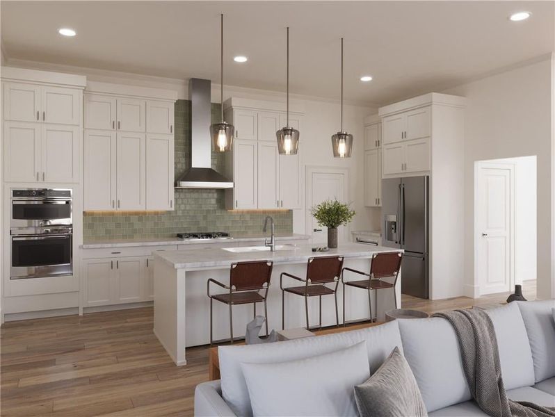 The kitchen storage and pantry in this home is plentiful!! The Connor is ready for move in June/July 2026.  Come see! The pictures are for representation purposes only, not of actual home but a previously built TPG home.