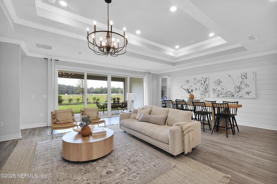 Furnished interior view inside a new home in Hyland Trail, Green Cove Springs (Image 14). Furnished interior view inside a new home in Hyland Trail, Green Cove Springs (Image 14).