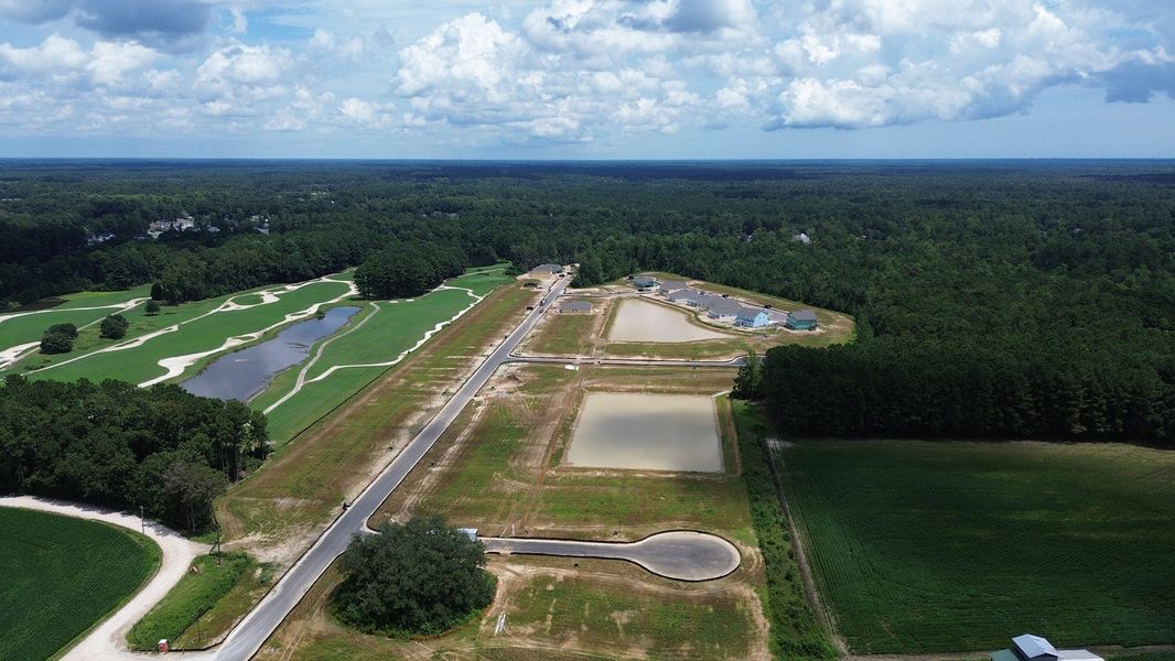 Site preparation for new homesites in The Preserve at Shaftesbury Glen, Conway (Image 10).