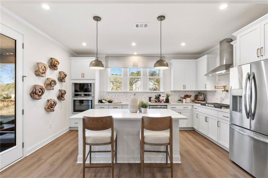 Furnished interior view inside a new home in Fern Hollow, Buford (Image 6).