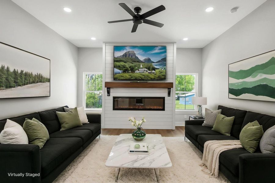 Furnished interior view inside a new home in , Franklin (Image 4). Furnished interior view inside a new home in , Franklin (Image 4).