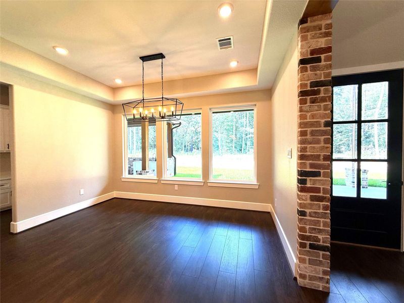 Breakfast area off of kitchen Breakfast area off of kitchen