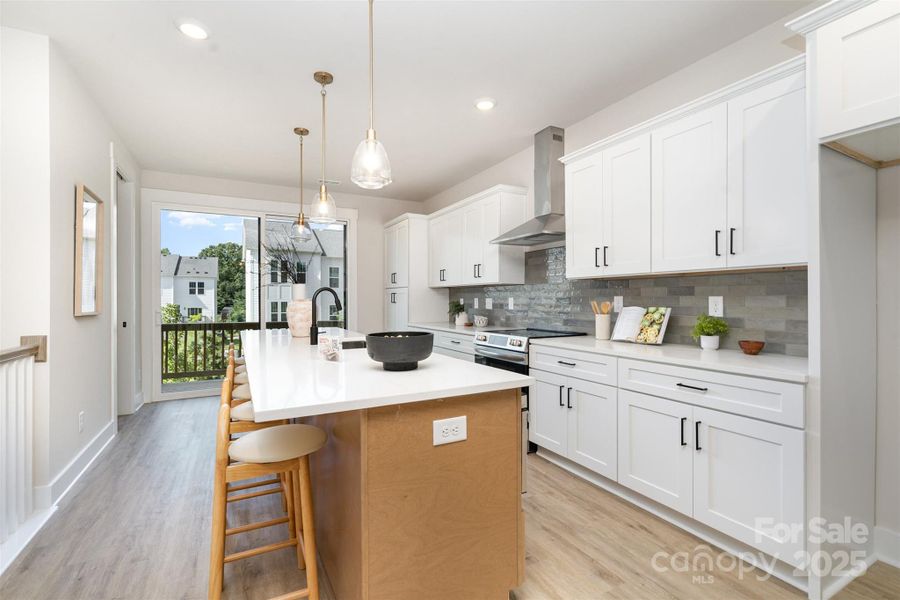 Furnished interior view inside a new home in , Charlotte (Image 4).
