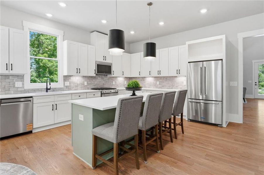 Furnished interior view inside a new home in , Canton (Image 11).