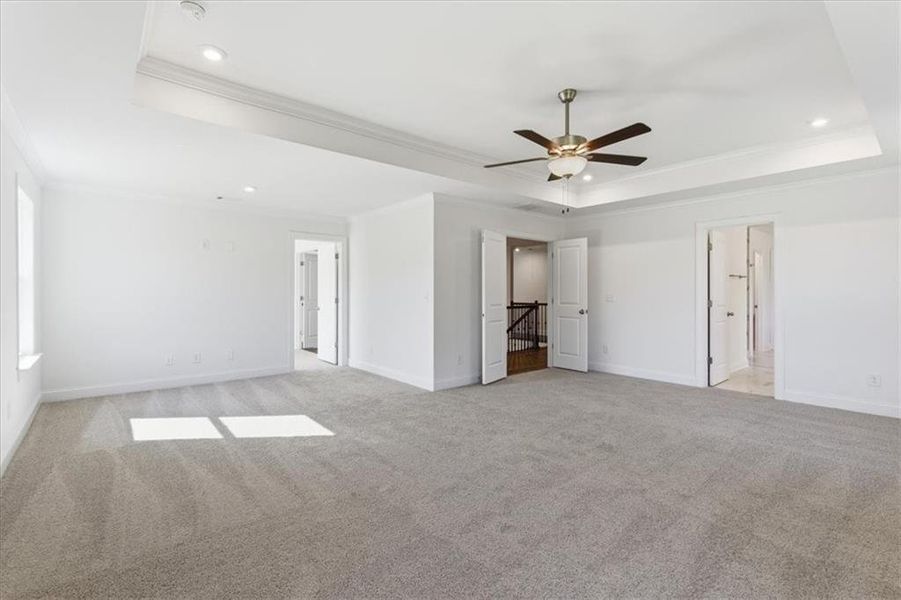 Spacious, unfurnished interior of a new home in The Estates at Hurricane Pointe, Douglasville (Image 44).
