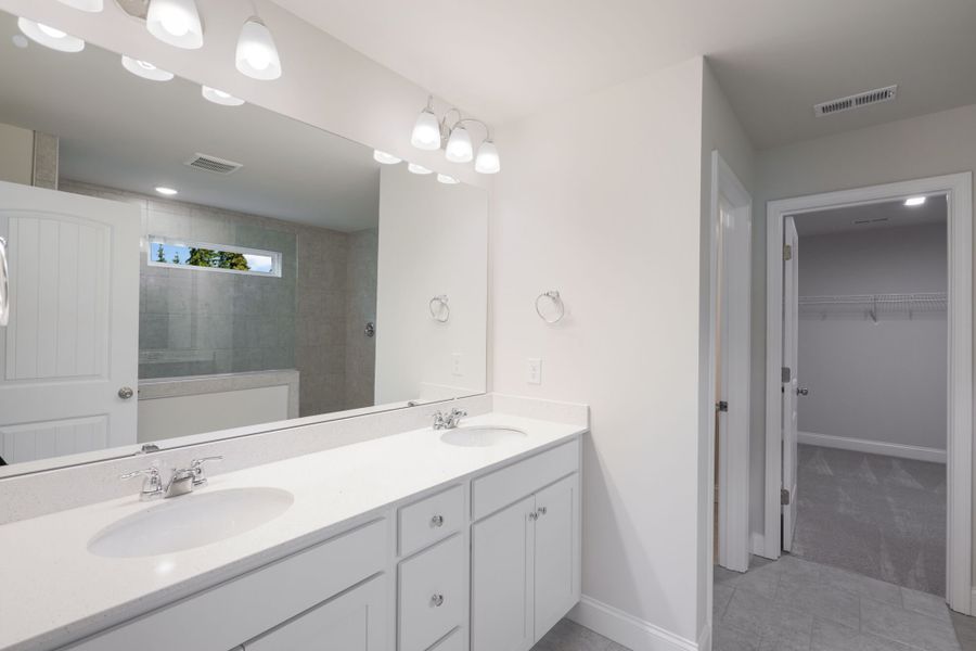 Representative furnished interior of a home built from the Shenandoah by Mattamy Homes in Magnolia Park, Garner (Image 18).
