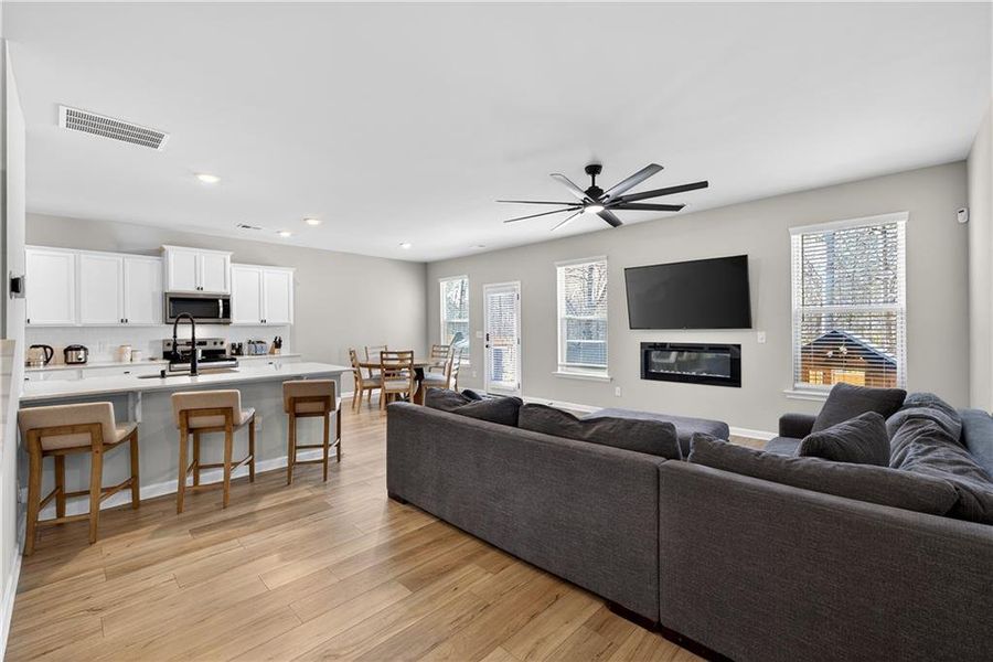 Furnished interior view inside a new home in , Conley (Image 25).