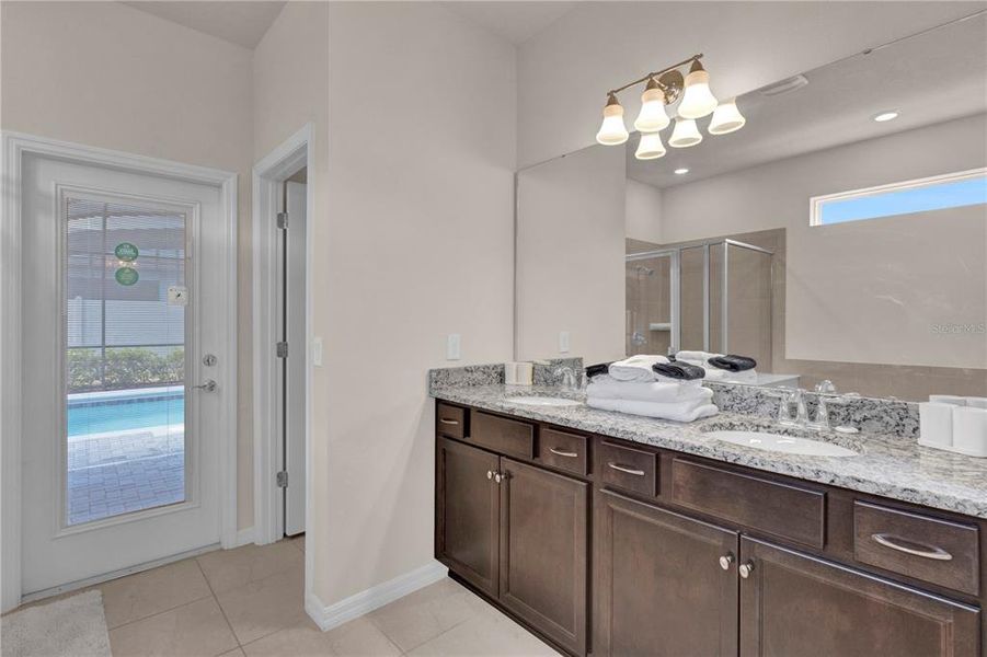 Furnished interior view inside a new home in , Davenport (Image 38).