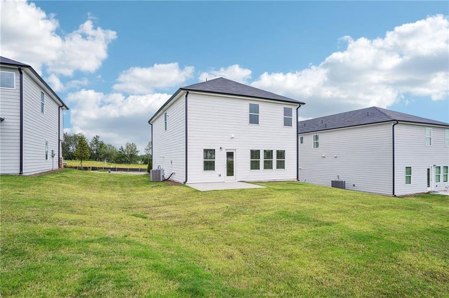 Exterior details and patio area of a home in Avalon - Reserve Series, Conyers (Image 3).