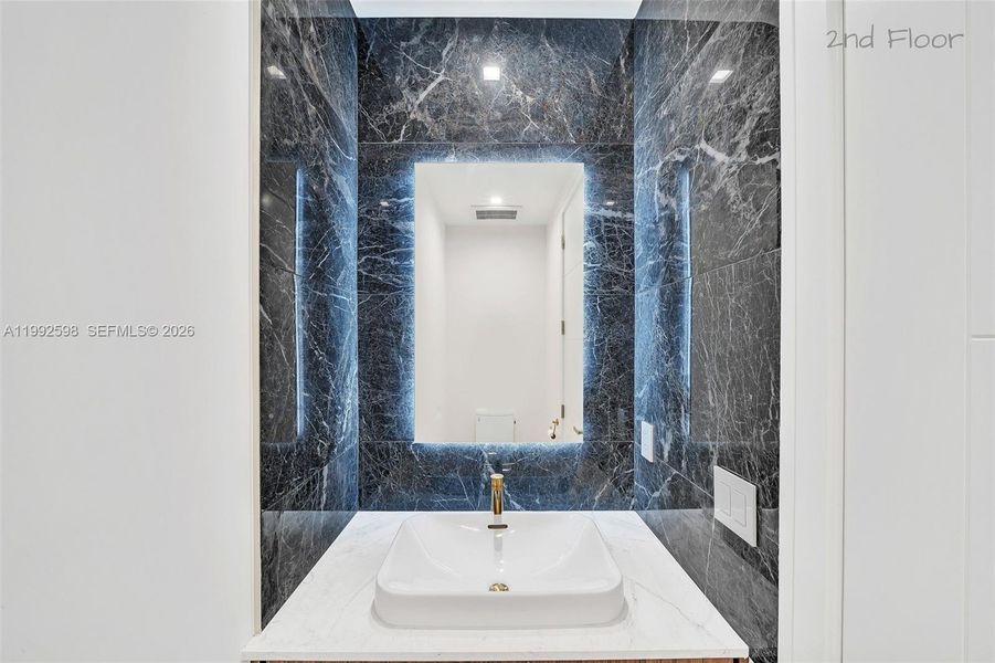 Close-up of interior finishes inside a home in , Key Largo (Image 54).