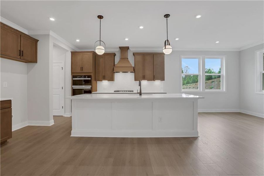 Furnished interior view inside a new home in The Paddocks at Doc Hughes, Buford (Image 6).
