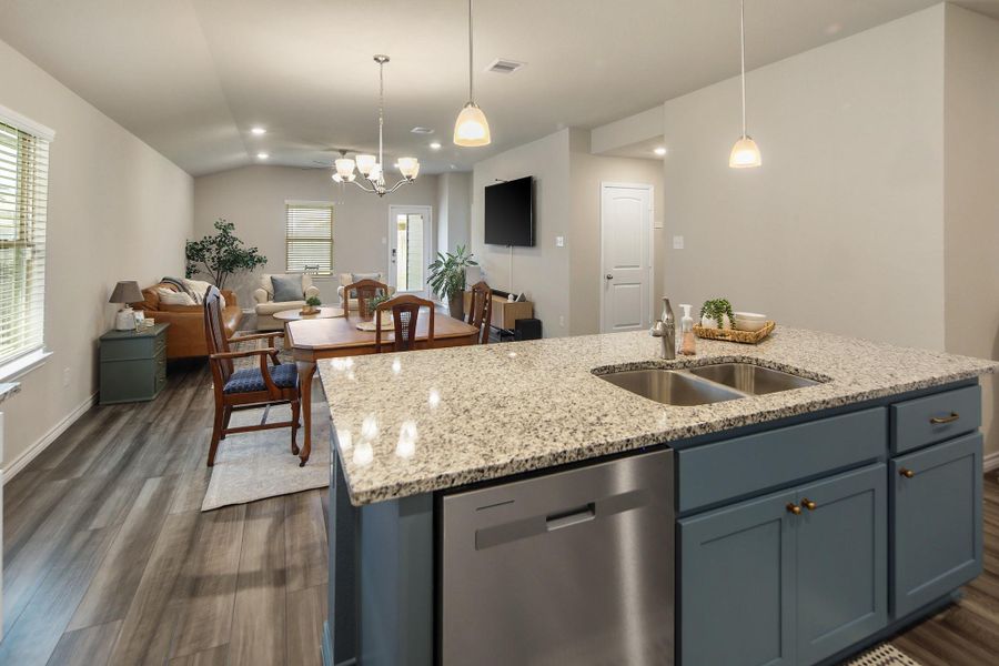 Furnished interior view inside a new home in , College Station (Image 8).