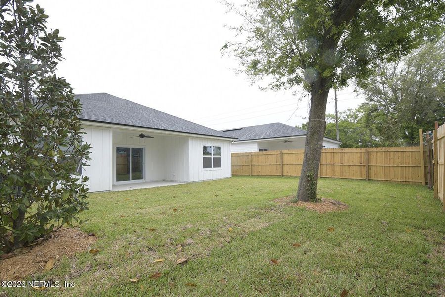 Exterior details and patio area of a home in , Jacksonville (Image 26).