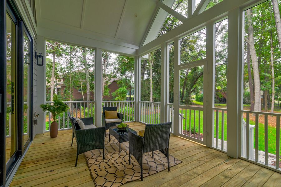 Furnished interior view inside a new home in , Hollywood (Image 11).