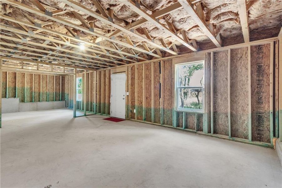 In-progress construction of a new home in Bentwater, Hoschton, GA (Image 22).