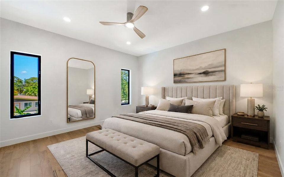 Furnished interior view inside a new home in , Sarasota (Image 16).