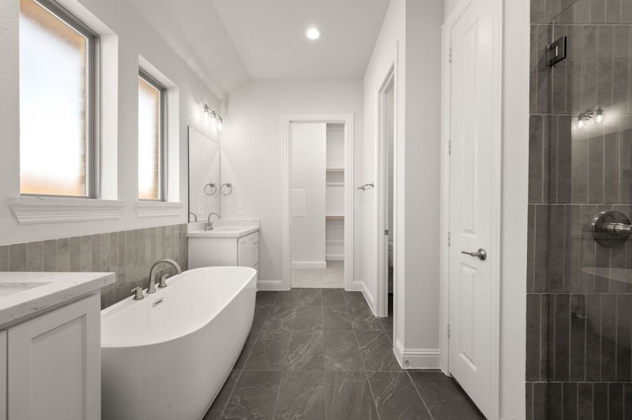 Furnished interior view inside a new home in Bridgewater, Midlothian (Image 10).