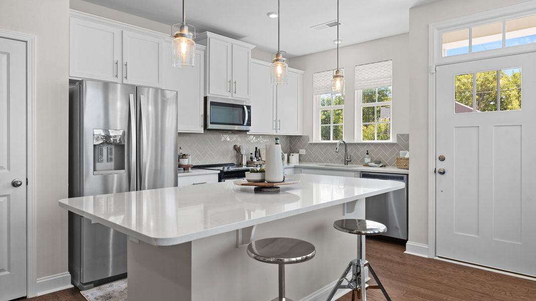 Furnished interior view inside a new home in Odell Park, Charlotte (Image 7).