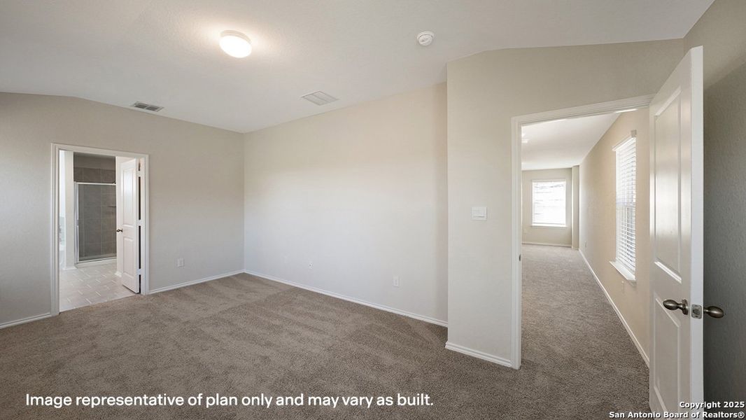Spacious, unfurnished interior of a new home in Brookstone Creek, San Antonio (Image 22).