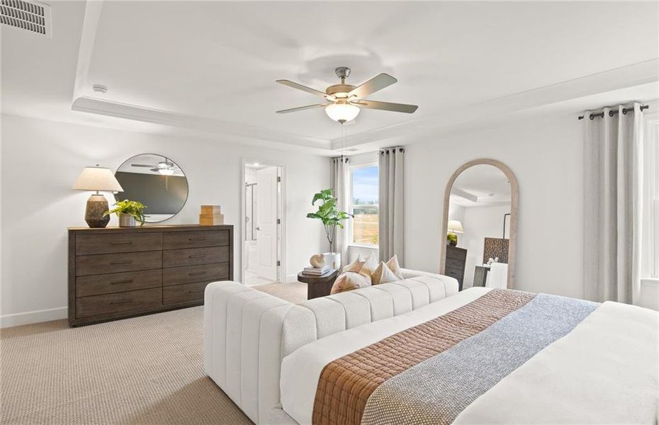 Furnished interior view inside a new home in Anderson Point Estates, McDonough (Image 4).