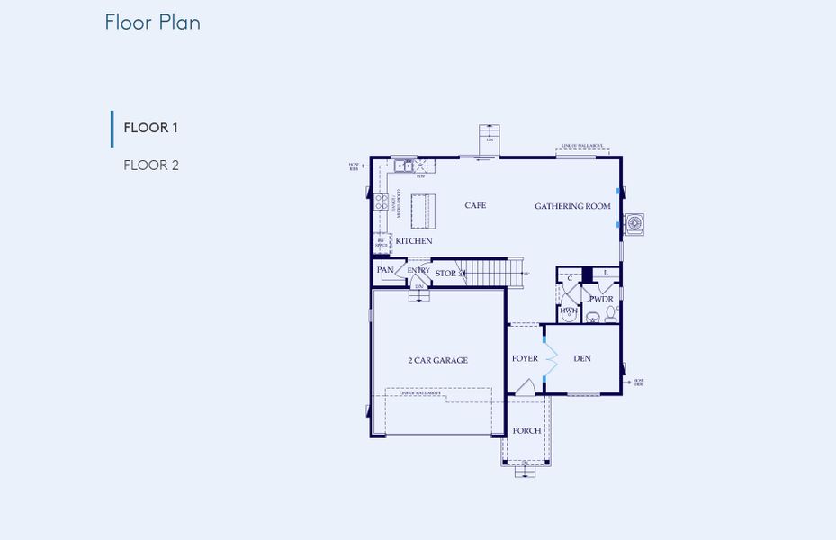 2D floor plan layout of this home in Murata Farms, Fort Lupton, CO (Image 5).