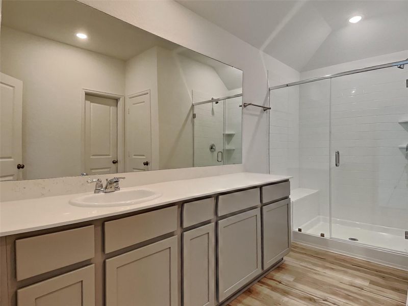 Furnished interior view inside a new home in Sterling Point at Baytown Crossings: Wildflower II Collection, Baytown (Image 4).