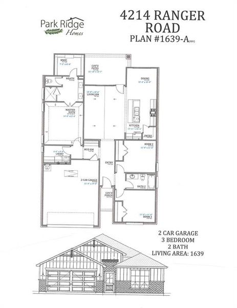 2D floor plan layout of this home in , Abilene, TX (Image 4).