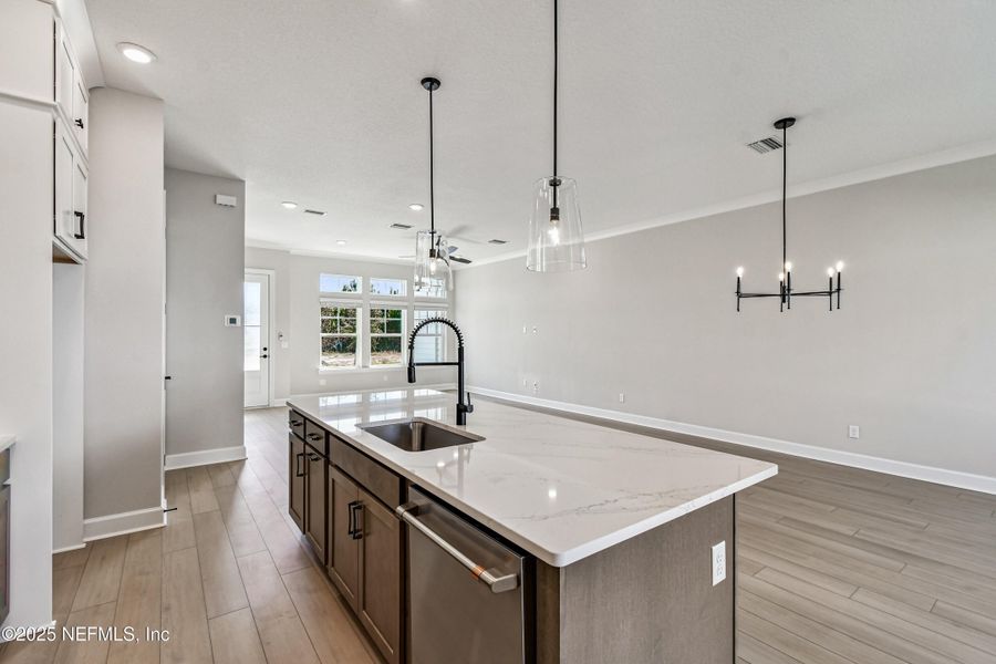 Furnished interior view inside a new home in , Jacksonville (Image 11).