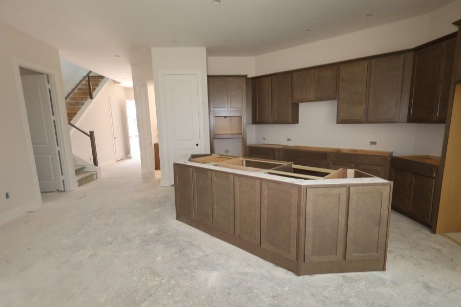 In-progress construction of a new home in Prairieland Village - Grove Collection, Cypress, TX (Image 8).