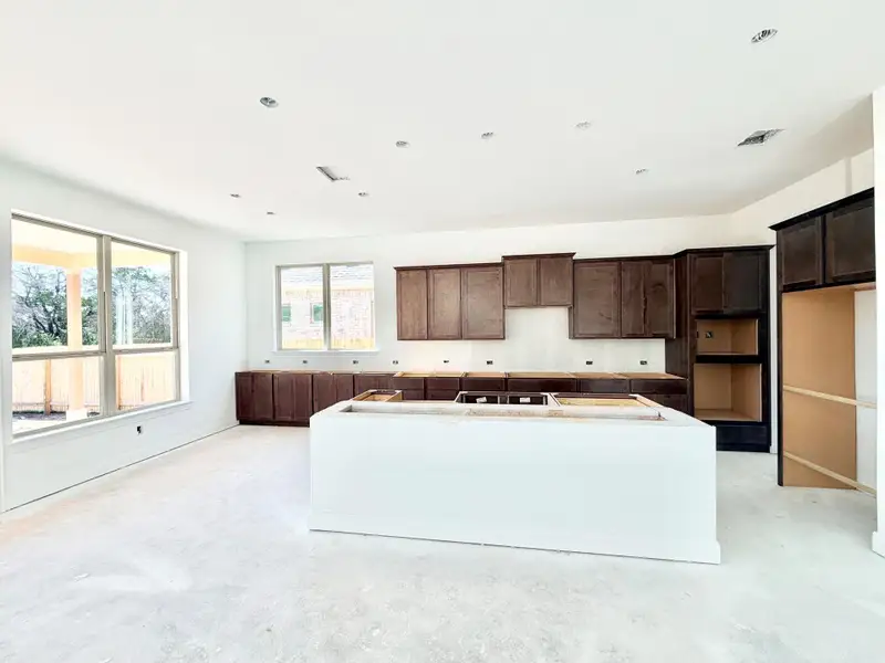 Actual home under construction