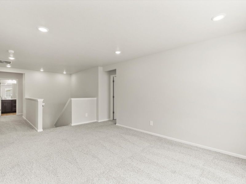 Spacious, unfurnished interior of a new home in Buffalo Highlands: The Canyon Collection, Commerce City (Image 14).