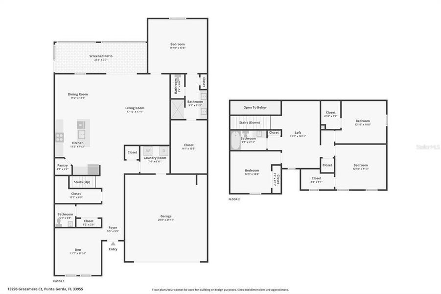 2D floor plan layout of this home in Lennar at Turnleaf, Punta Gorda, FL (Image 7). 2D floor plan layout of this home in Lennar at Turnleaf, Punta Gorda, FL (Image 7).