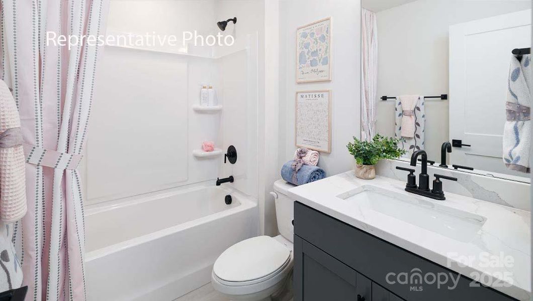 Furnished interior view inside a new home in Sanctuary at Southgate, Indian Trail (Image 14).