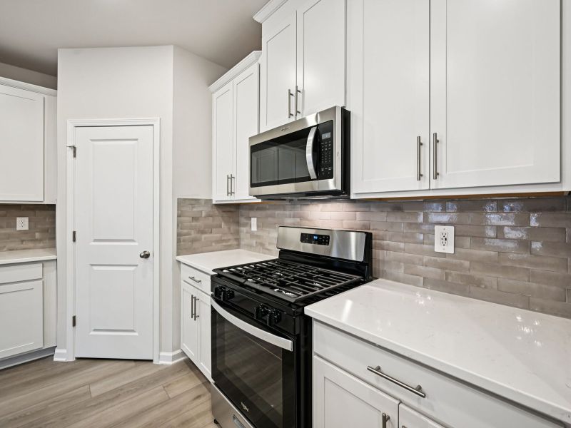 Furnished interior view inside a new home in Parkside at Grayson, Grayson (Image 6).