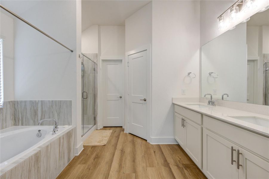 Furnished interior view inside a new home in Marvida, Cypress (Image 26).