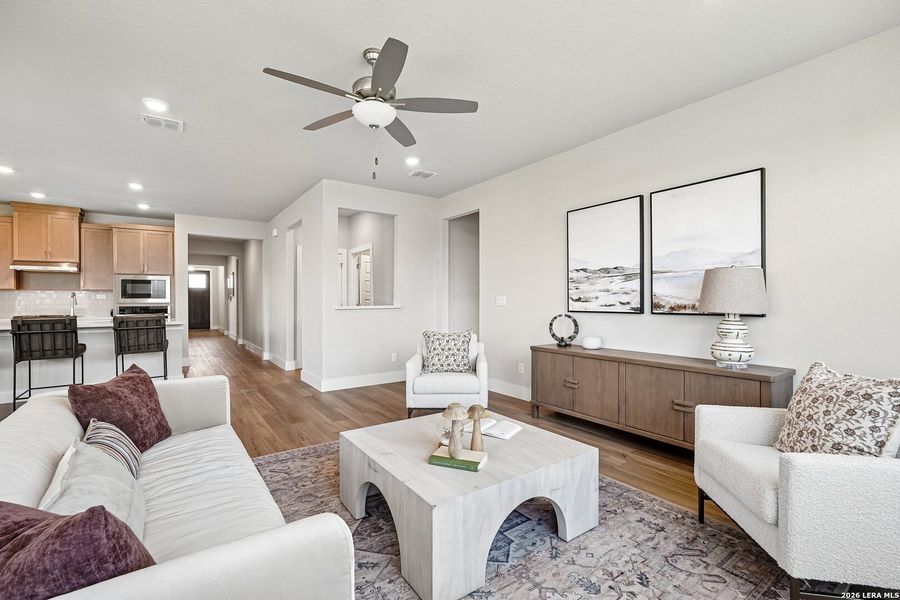 Furnished interior view inside a new home in Skybrooke, Live Oak (Image 28). Furnished interior view inside a new home in Skybrooke, Live Oak (Image 28).