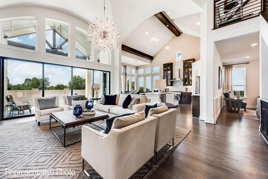 Furnished interior view inside a new home in Creekside at Elevon, Lavon (Image 4).