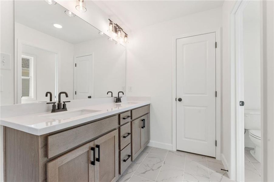 Furnished interior view inside a new home in Wildwood Place, Powder Springs (Image 11).