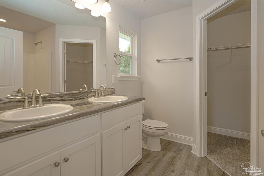 Furnished interior view inside a new home in Pine Top, Cantonment (Image 6). Furnished interior view inside a new home in Pine Top, Cantonment (Image 6).